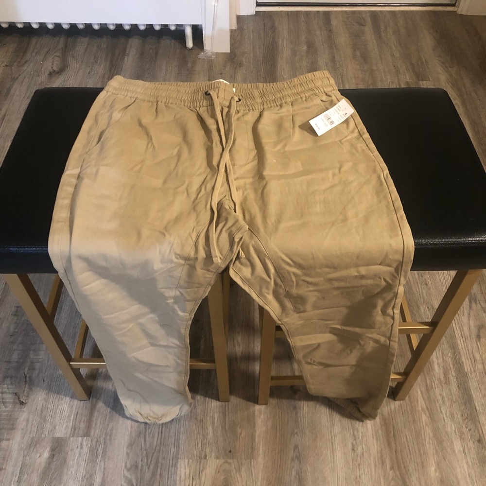 Unisex khaki joggers